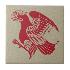 De Morgan's Eagle Small Ceramic Tile Kakelplatta