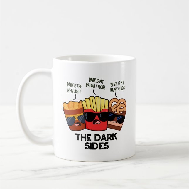 De mörka sidorna Roliga snabbmats skämt  Kaffemugg (Vänster)