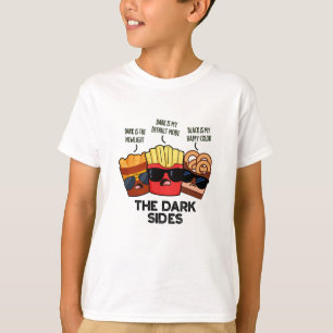 De mörka sidorna Roliga snabbmats skämt T Shirt