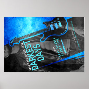 De mörkaste dagarna efter Athena Wright World Tour Poster