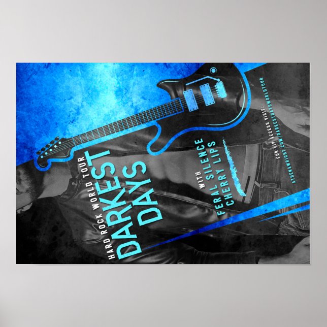 De mörkaste dagarna efter Athena Wright World Tour Poster (Framsidan)