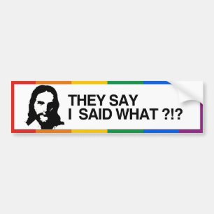 DE NÅGOT ATT SÄGA MIG SADE VAD - JESUS - .PNG BILDEKAL