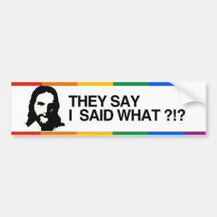 DE NÅGOT ATT SÄGA MIG SADE VAD - JESUS.png Bildekal