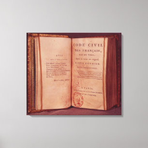 De Napoleonic kodifierar Canvastryck