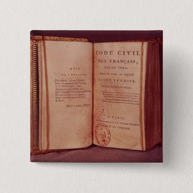 De Napoleonic kodifierar Knapp (Framsida)