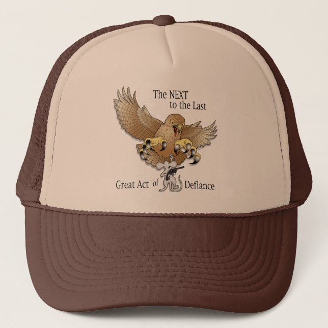 De nästa till jumbon agerar av trots keps (Framsida)