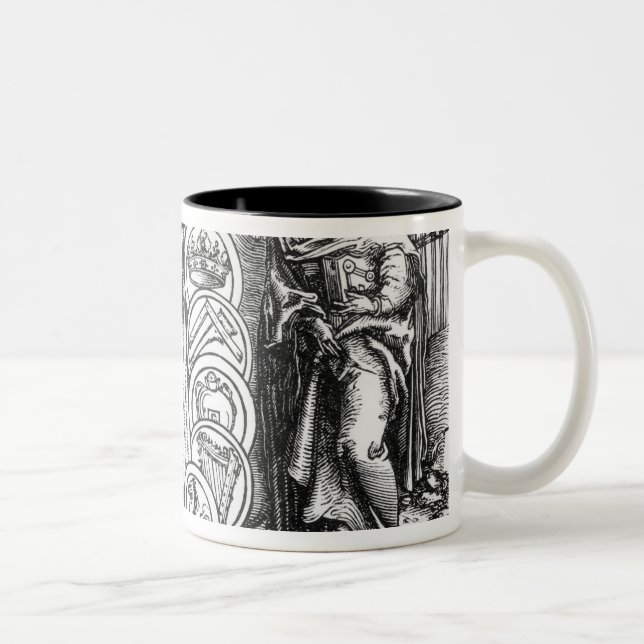 De naturliga vetenskaperna i närvaroen av Två-Tonad mugg (Höger)