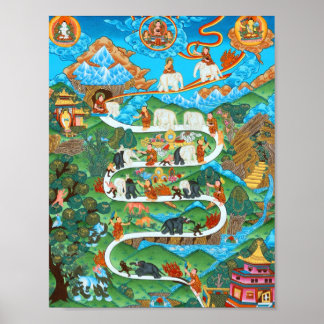 De nio mentalsjukhusen Samatha Poster