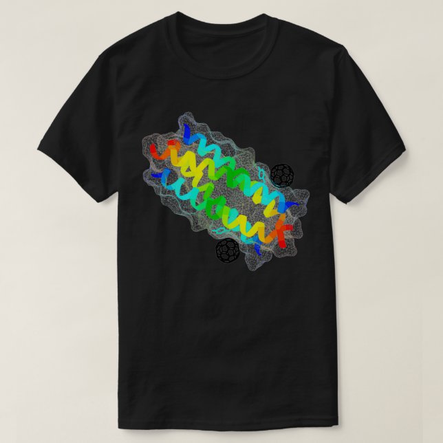 De Novo Protein med Fullerene Classic TShirt T Shirt (Design framsida)