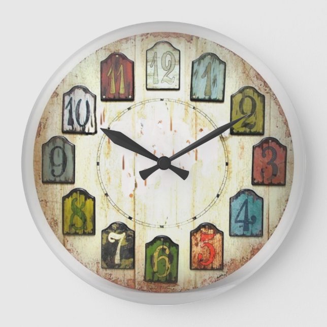 De numrerade blocken stor klocka (Framsida)