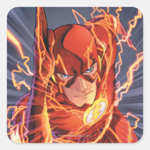 De nya 52 - Flash nummer 1 Fyrkantigt Klistermärke