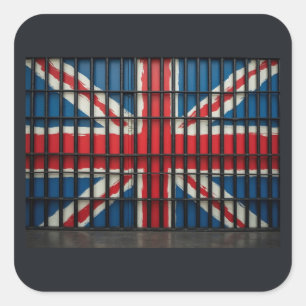 De nya brittiska fyrkantiga klistermärken