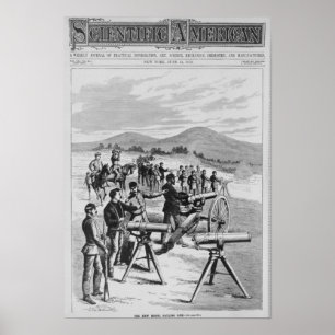 De nya modellerar det Gatling vapnet Poster