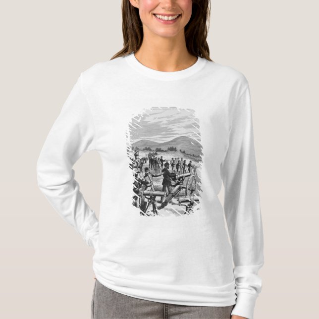 De nya modellerar det Gatling vapnet T-shirt (Framsida)