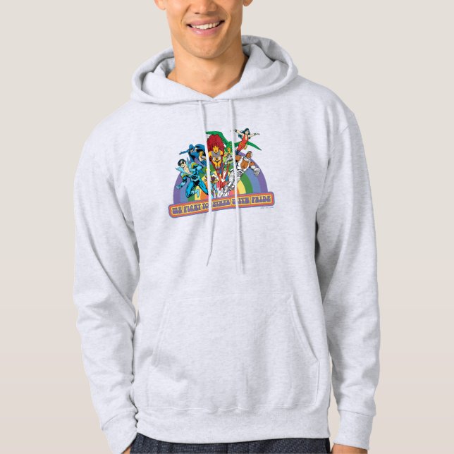 De nya titanerna som Tonåring - vi kämpar tillsamm Hoodie (Framsida)