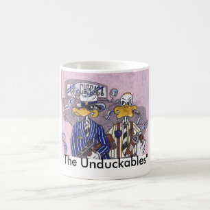 De oanklämda oberörbara kaffemugg