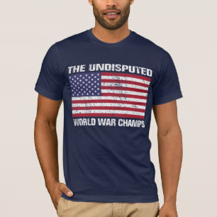 De obestridda världskrigmästarna t-shirt