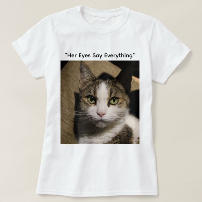 "De ögon som talar" T Shirt (Design framsida)