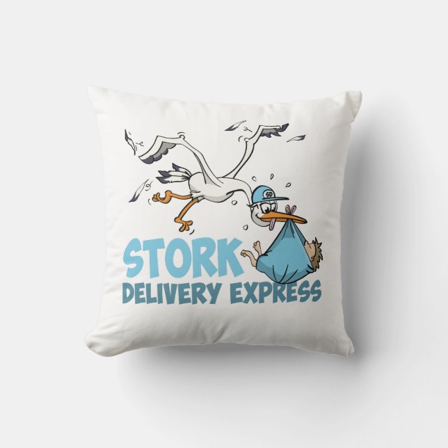 De ooievaar bezorg express kudde (Framsida)