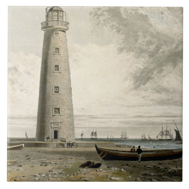 De Orford Nefs fyrarna, Suffolk, från volym Kakelplatta (Framsidan)