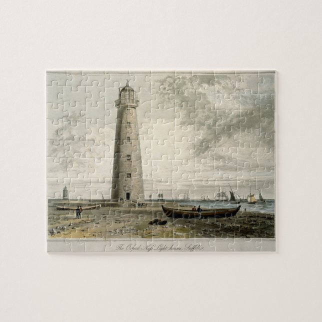 De Orford Nefs fyrarna, Suffolk, från volym Pussel (Horisontell)