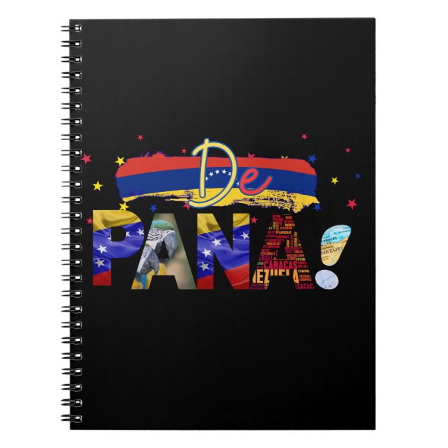 De Pana Venezuela Slang Venezuelan Culture Älskare Anteckningsbok (Framsidan)