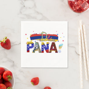 De Pana Venezuela Slang Venezuelan Culture Älskare Pappersservett