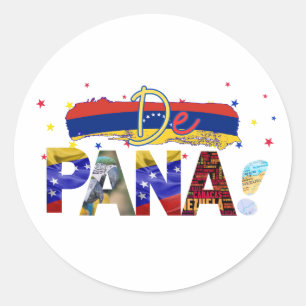 De Pana Venezuela Slang Venezuelan Culture Älskare Runt Klistermärke