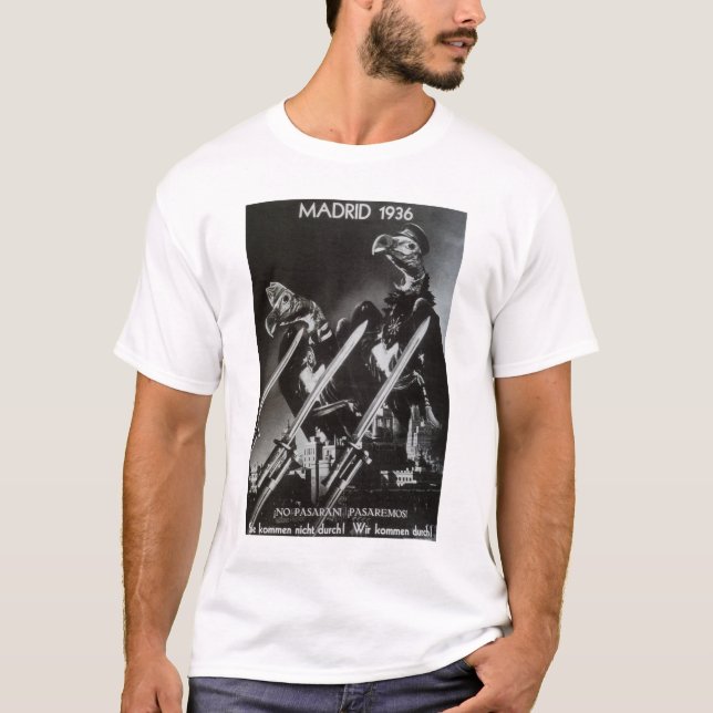 De passerar inte! (1936) _Propagandaaffisch Tee Shirt (Framsida)