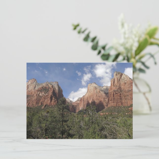 De patriarkernas domstol II vid Zion National Park (Stående Fram)