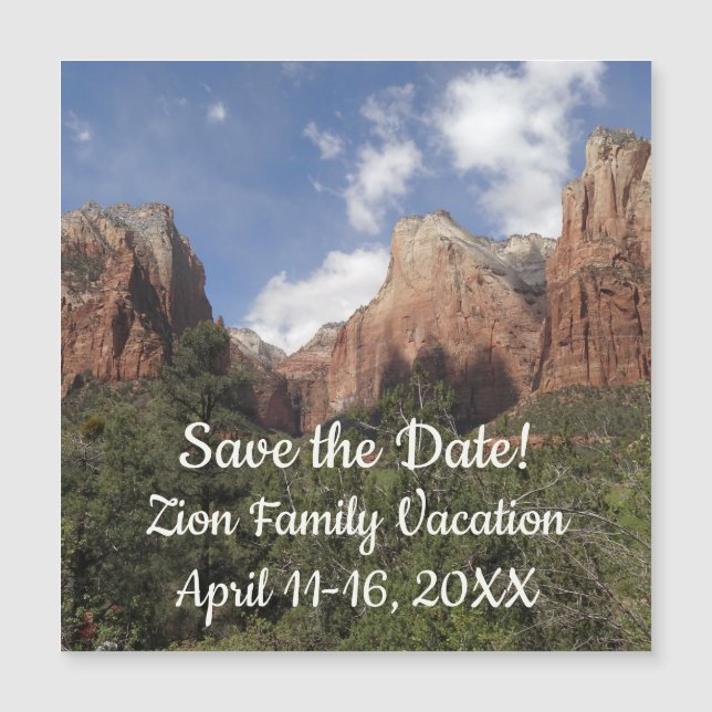 De patriarkernas domstol II vid Zion National Park (Framsida)