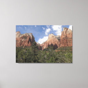 De patriarkernas domstol II vid Zion National Park Canvastryck