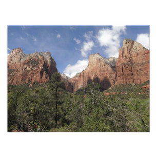De patriarkernas domstol II vid Zion National Park Fototryck