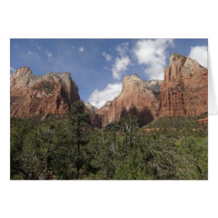 De patriarkernas domstol II vid Zion National Park Hälsningskort
