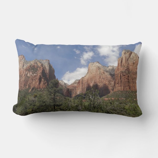 De patriarkernas domstol II vid Zion National Park Lumbarkudde (Framsida)