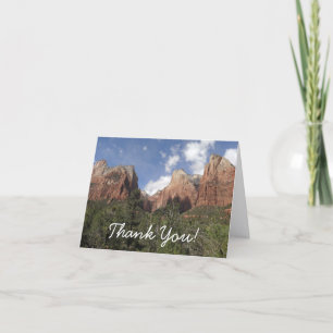 De patriarkernas domstol II vid Zion National Park Tack Kort
