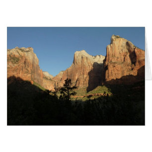 De patriarkernas gård I i Zion National Park Hälsningskort