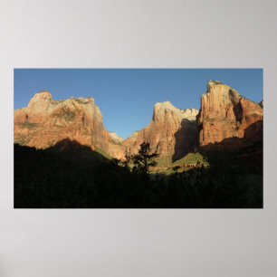 De patriarkernas gård I i Zion National Park Poster