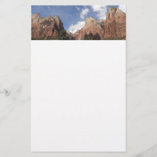 De patriarkernas gård II vid Zion National Park Brevpapper