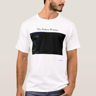 De perfekta kvinnorna t-shirt