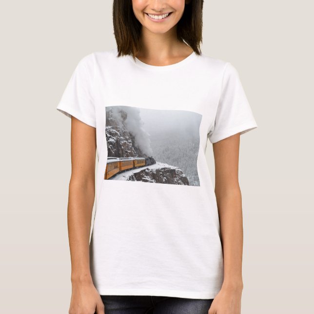 De polara uttryckliga rundorna krökningen t-shirt (Framsida)
