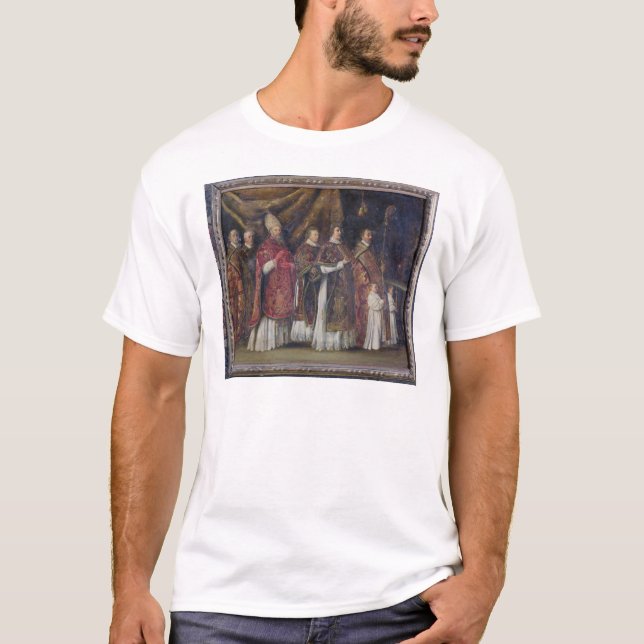 De Pontifical samlas eller, processionen Tee Shirt (Framsida)