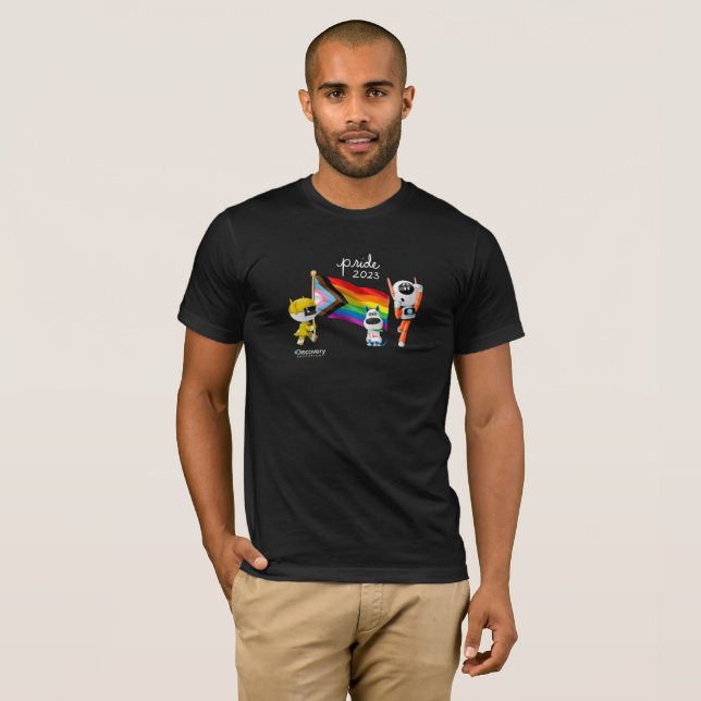 DE Pride 2023 - Black T-Shirt (Hel framsida)