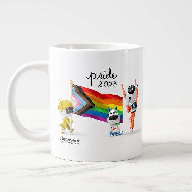 DE Pride 2023 - Mugg Jumbo Mugg (Vänster)