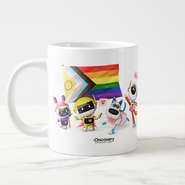 DE Pride 2024 - Mugg Jumbo Mugg (Vänster)