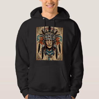 De printade Hoodie-stammarnas anda Hoodie