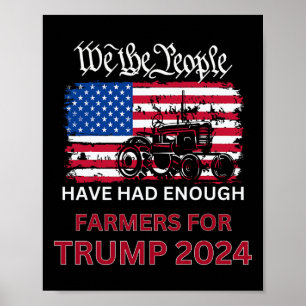 De republikanska jordbrukarna för trumpetens skull poster