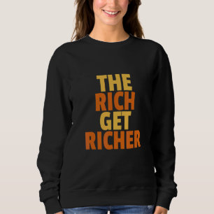 De rika blir rikare trevligt citat om pengar och k t shirt