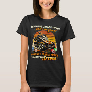 de riktiga mormorarna kör spyder t shirt