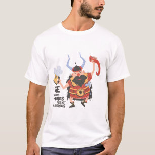 De rinnande vikningarna är inte farliga - T-Shirt